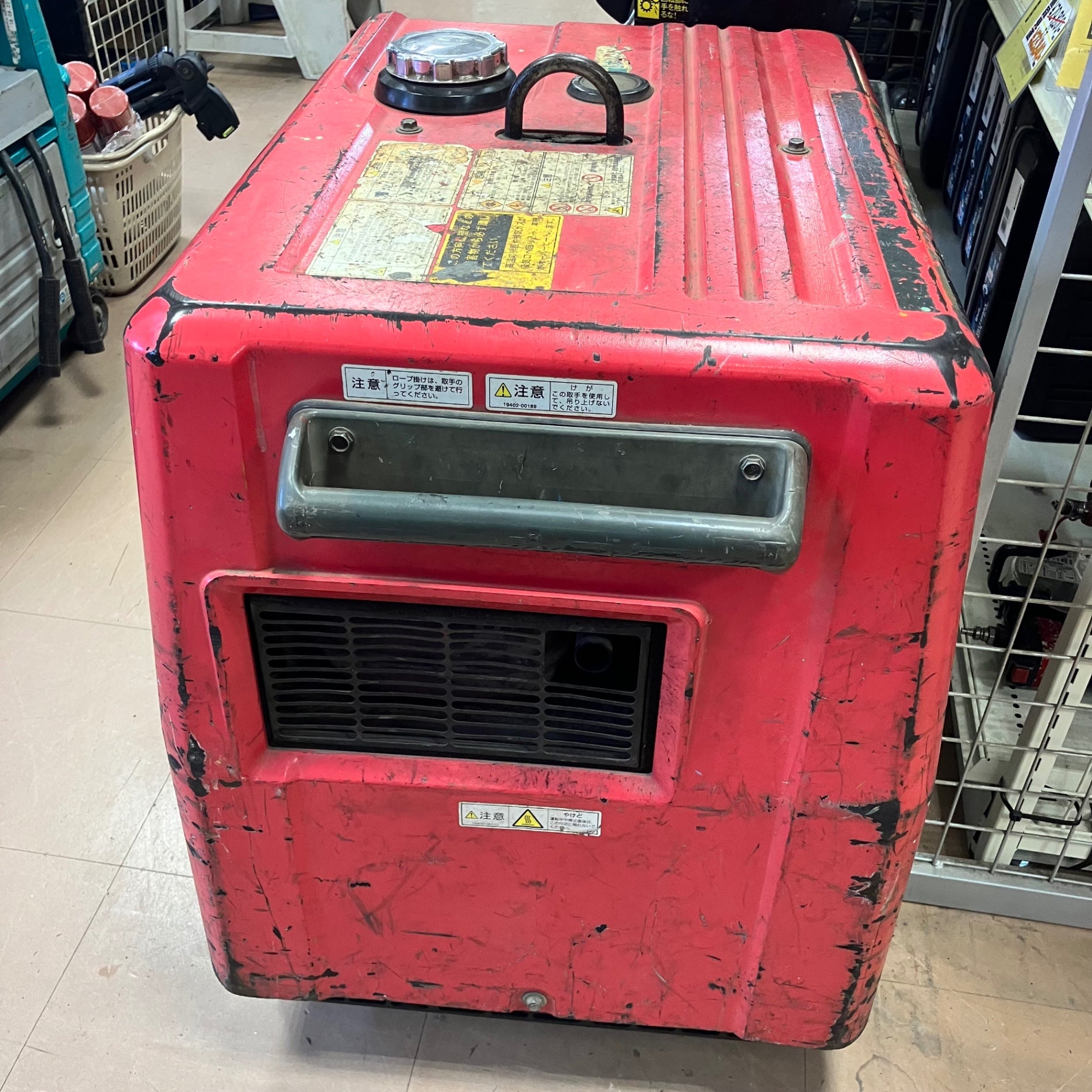 【引取限定】【中古】新ダイワ EGW181MS エンジン発電機 【ハンズクラフト宮崎新名爪店】 新潟発 引取限定 新ダイワ 溶接発電機 EGW181MS ウェルダー