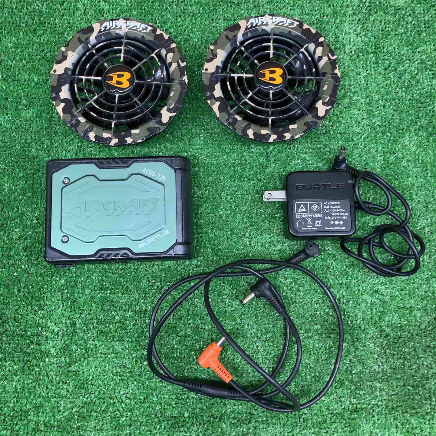 Burtle AC08-22V 空調服用ファンバッテリーセット BURTLE バートル 空調ファン＆バッテリーセット AC08-22V BURTLE