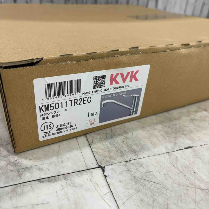 KVK キッチン用 シングルレバー式混合栓 KM5011TR2EC【川口店】