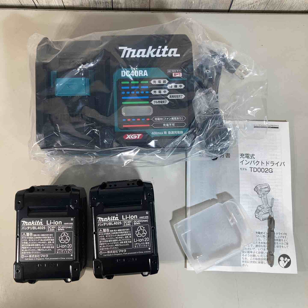 ★マキタ(makita) コードレスインパクトドライバー TD002GRDXO ケースに汚れあり【戸田店】