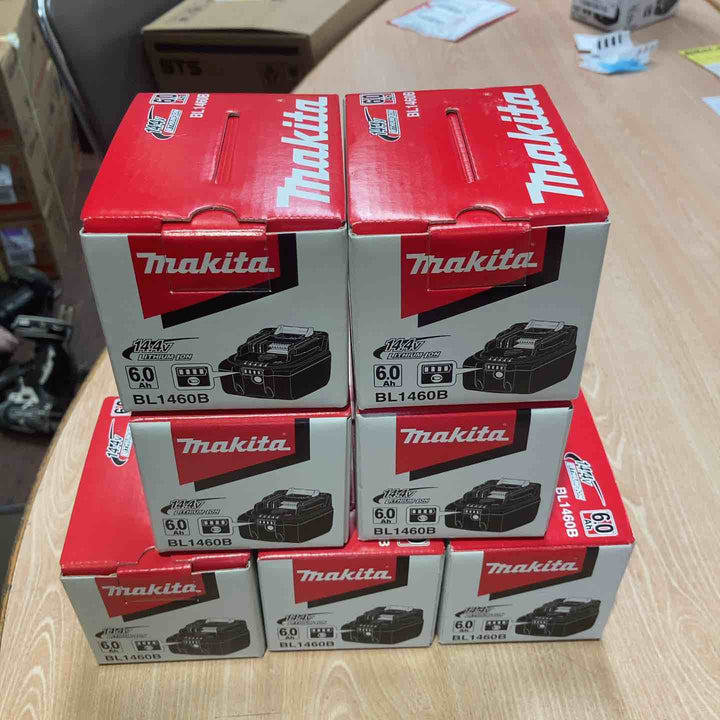 マキタ(makita) リチウムイオンバッテリー 14.4V/6.0Ah BL1460B 7個セット【町田店】