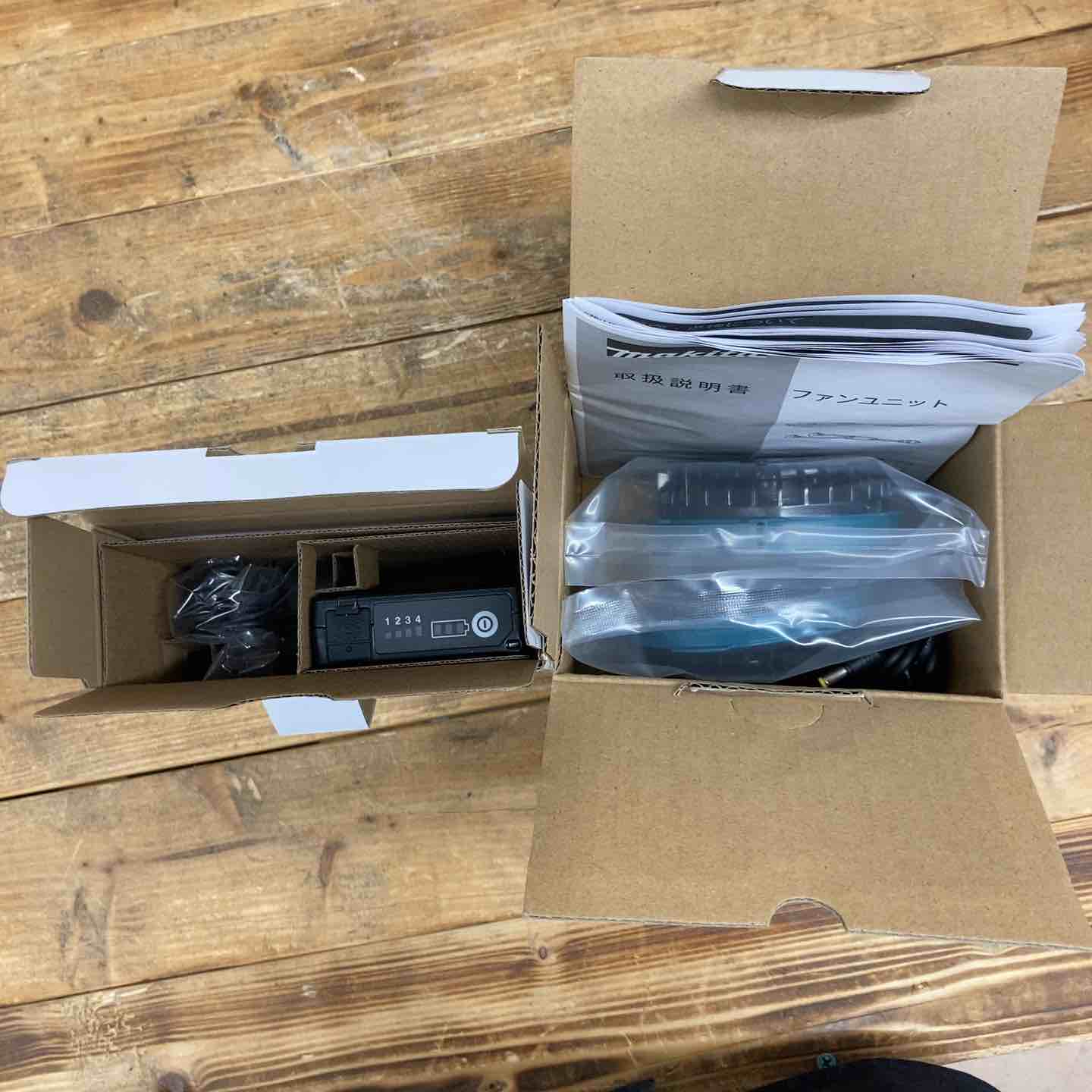 未使用品】マキタ(makita) 充電式ファンユニット A-72132 / バッテリ