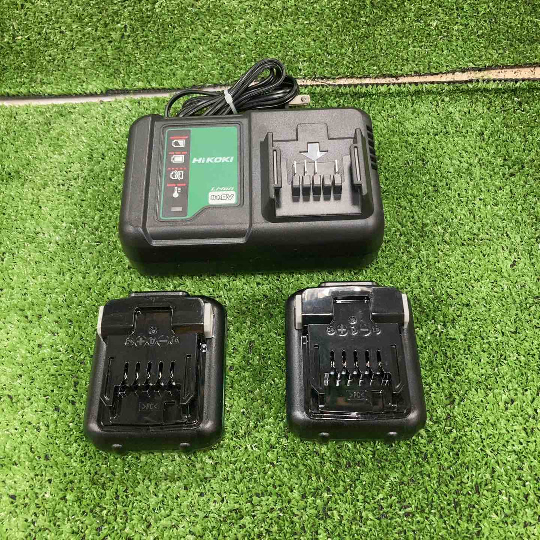 ◇HiKOKI(ハイコーキ) 10.8V 充電式 インパクトドライバー ストロングブラック 蓄電池・充電器付 WH12DCA(2LSB)【川崎店】