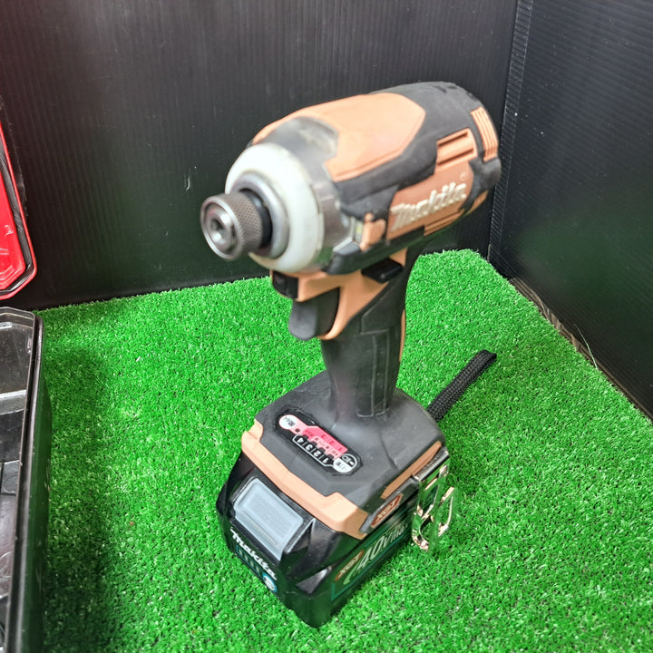 ★マキタ(makita) コードレスインパクトドライバー TD001GZFC 40V2.5Ahバッテリー、ケース付き【岩槻店】