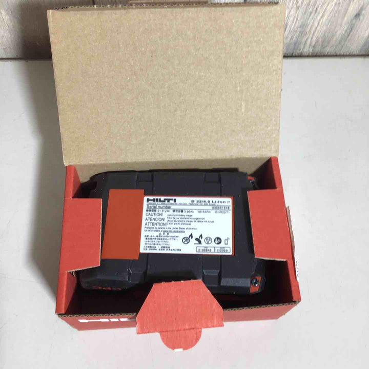 ★ヒルティ(Hilti) リチウムイオンバッテリー B22 4.0 22V【戸田店】
