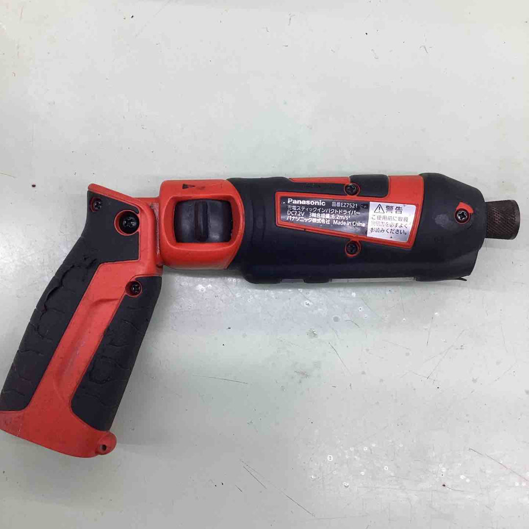 ◇パナソニック(Panasonic) 充電スティックインパクトドライバー 7.2V  レッド EZ7521X-R【越谷店】