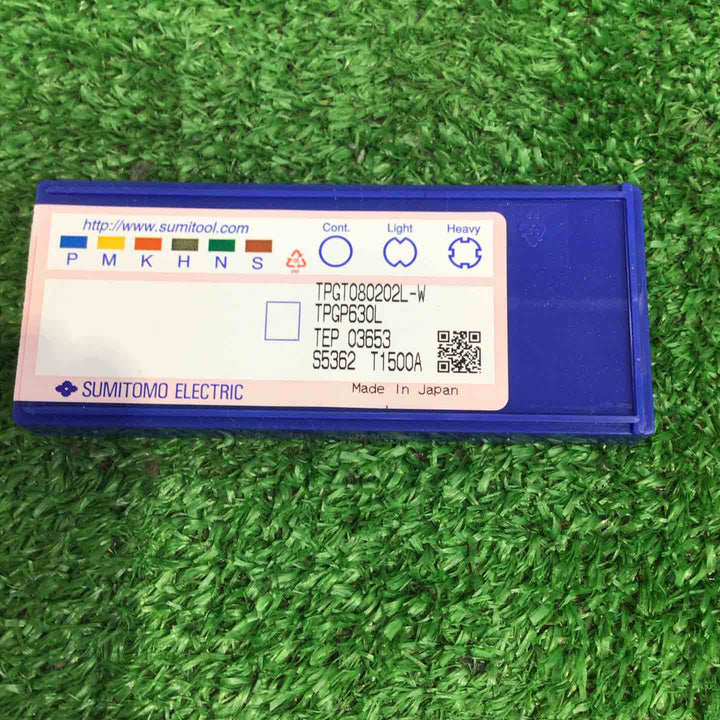 未使用　住友　チップ　TPGP630L TPGH080202L-W 旋盤　3個セット【町田店】