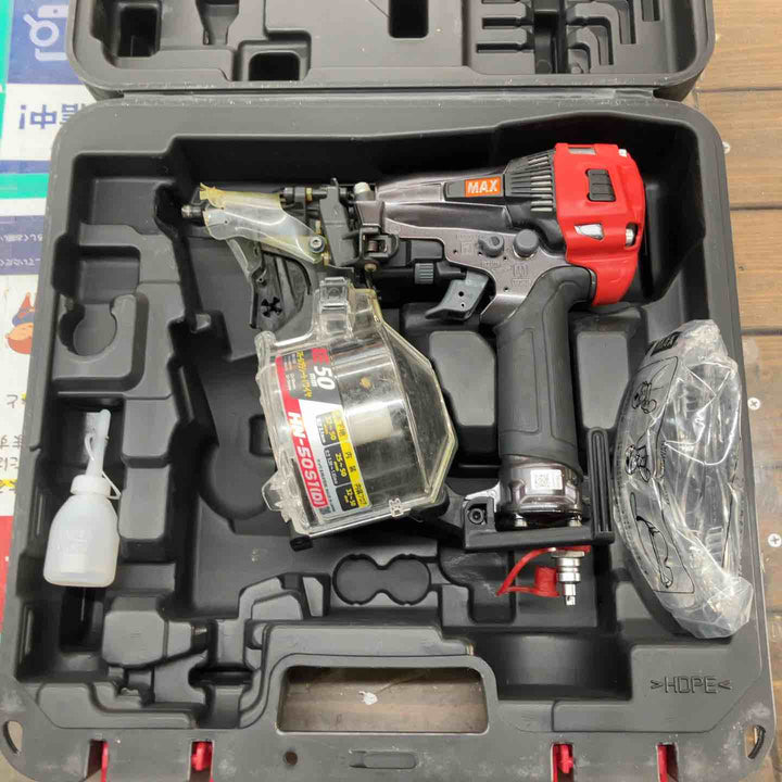 ★マックス(MAX) 高圧エア釘打ち機 HN-50S1(D) 細釘専用【戸田店】