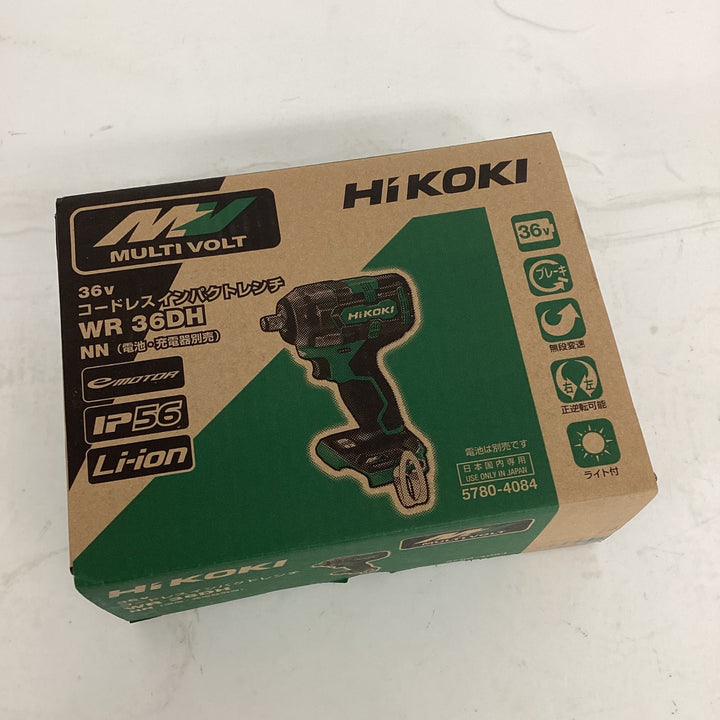 ★ハイコーキ(HIKOKI ※旧:日立工機) コードレスインパクトレンチ WR36DH(NN)【狭山】