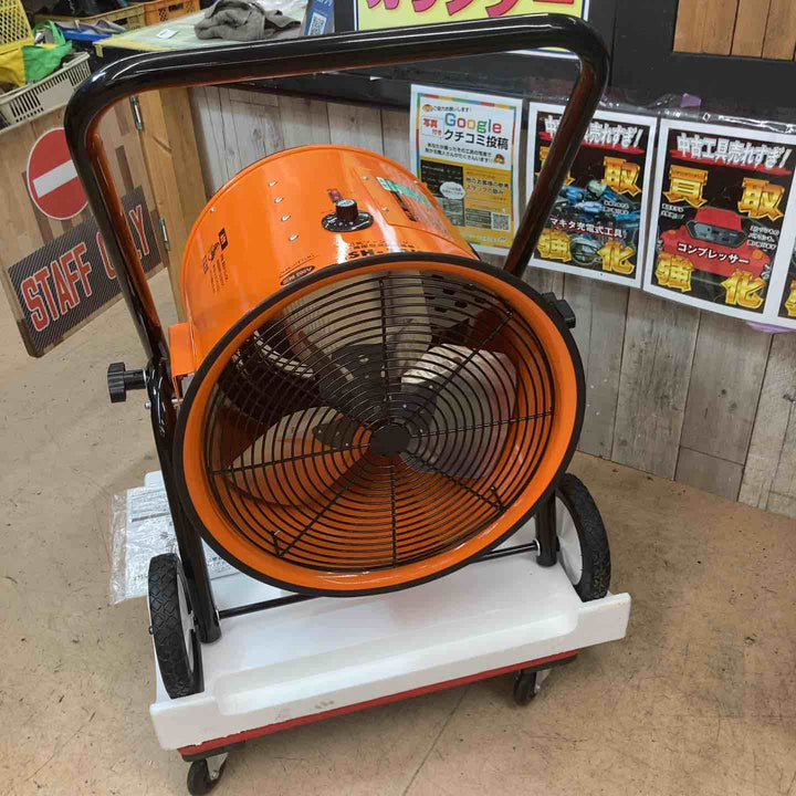 【未使用(店頭展示品)】ナカトミ(NAKATOMI) 電気ファンヒーター ISH-10KT 三相200V※外装箱無し【東大和店】
