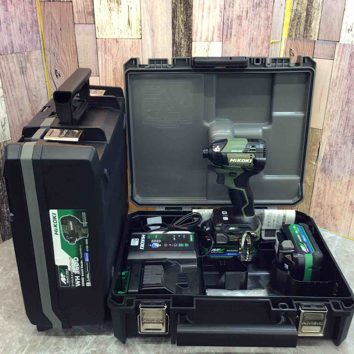 【未使用 2台セット】 ハイコーキ Hikoki フォレストグリーン 36V コードレスインパクトドライバ WH36DD(2XHGSZ)【八潮店】