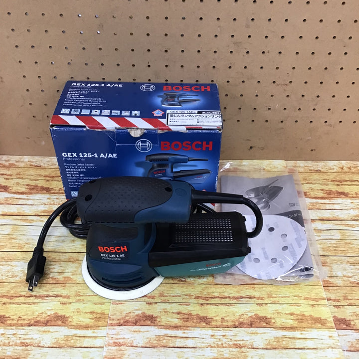 〇ボッシュ(BOSCH) 吸じんランダムアクションサンダー GEX125-1AE【川崎店】