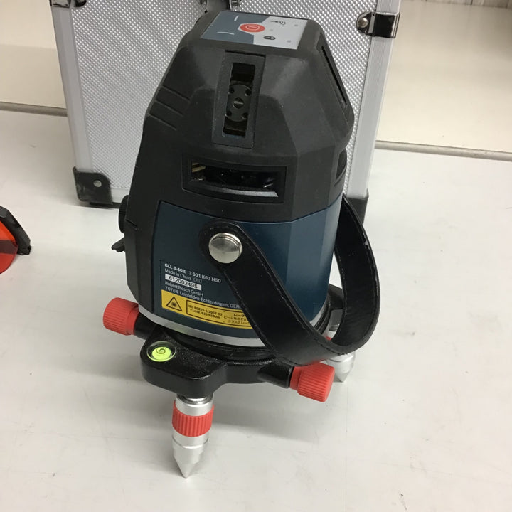 【中古品 美品】○ボッシュ BOSCH 電子整準方式 ・レーザー墨出し器 GLL8-40E【戸田店】