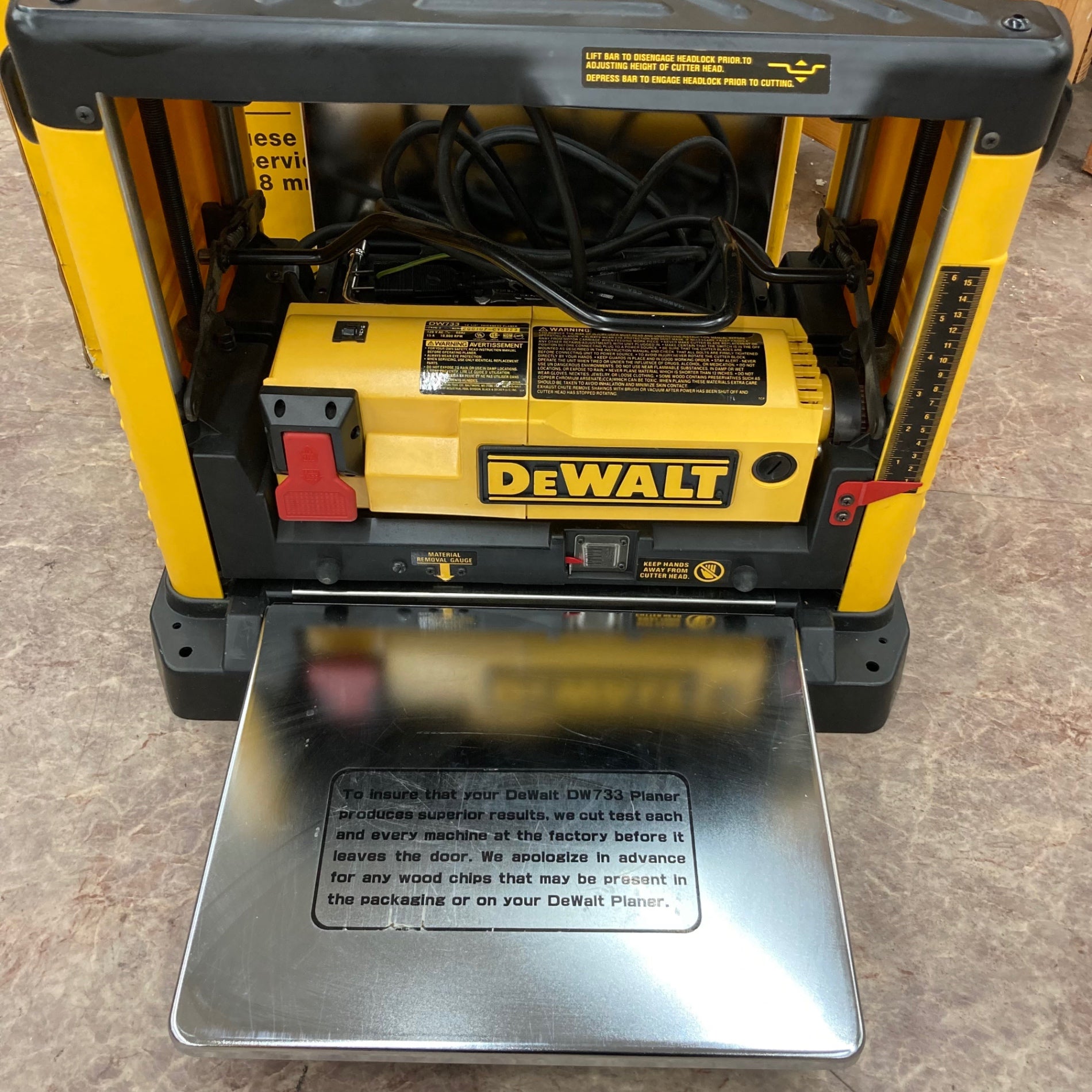 〇デウォルト(DEWALT) 自動カンナ DW733【所沢店】 – アクトツール