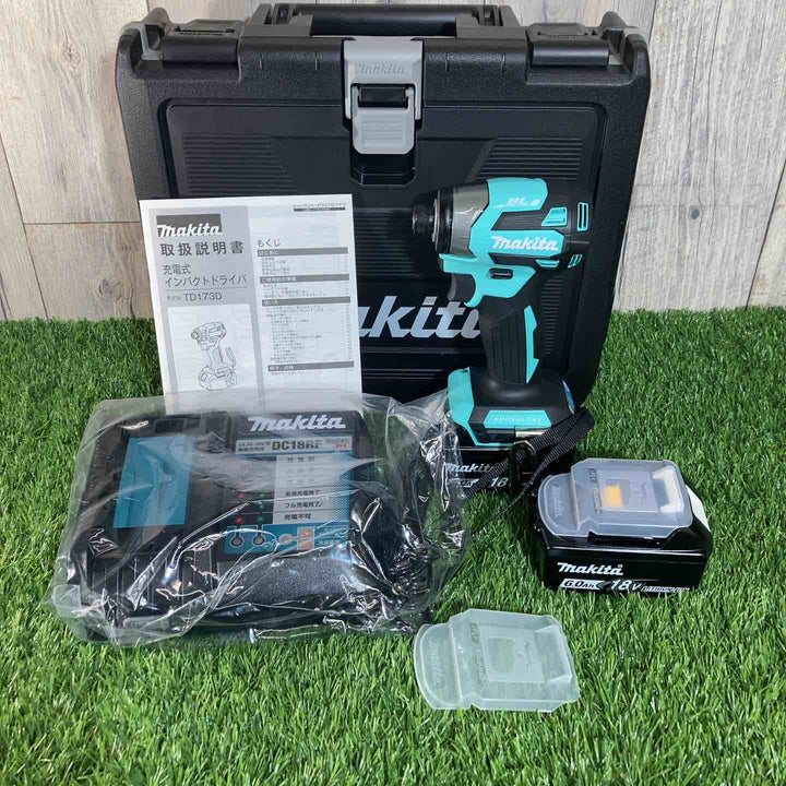 ★マキタ(makita) 18Vコードレスインパクトドライバ TD173DGXTB ターコイズブルー 限定色【戸田店】