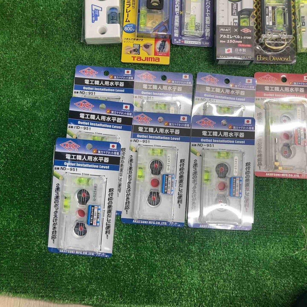 【未開封/送料無料】水平器 磁石モデル マグネット付き 40個まとめ売り エビスダイヤモンド KOD シンワ等【川越店】