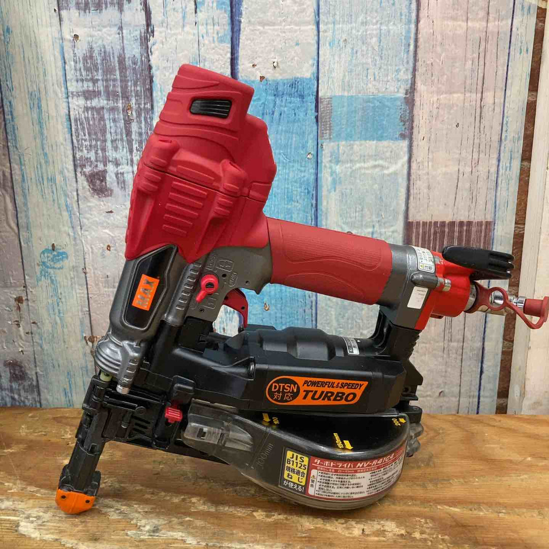 【中古品】★マックス(MAX) 高圧エアネジ打ち機 HV-R41G4-R 高圧 41mm ケース付【柏店】