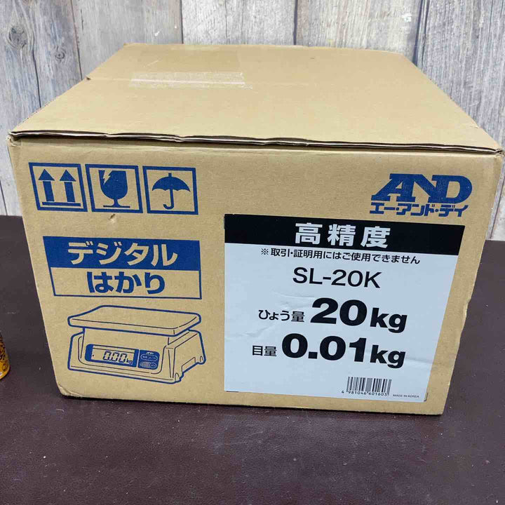 【中古美品】 A＆D(エー・アンド・デイ) デジタルはかり SK-20Ki ひょう量20Kg 目量20ｇ 【東大和店】