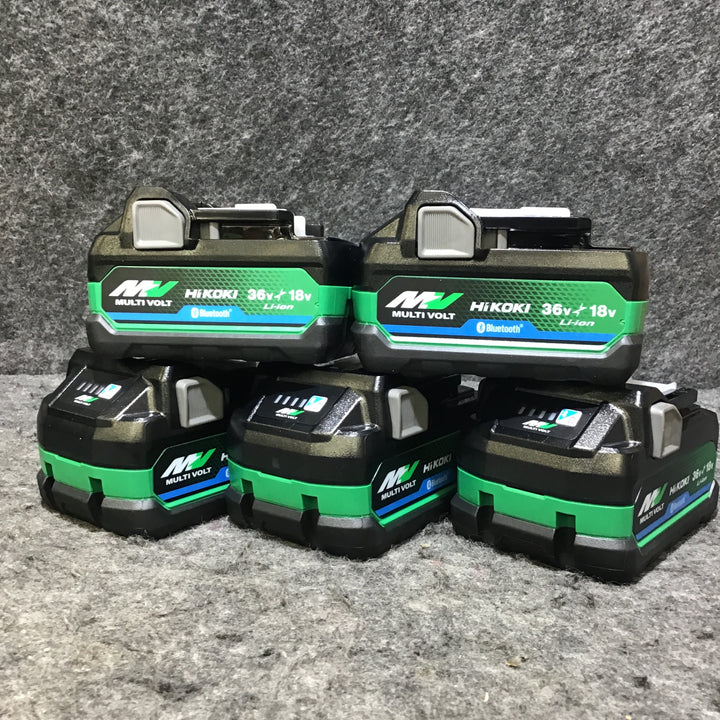 【未使用・Bluetooth搭載モデル5個セット！】 HiKOKI 第二世代 マルチボルト リチウムイオンバッテリー 36V/2.5Ah BSL36A18BX 【桶川店】