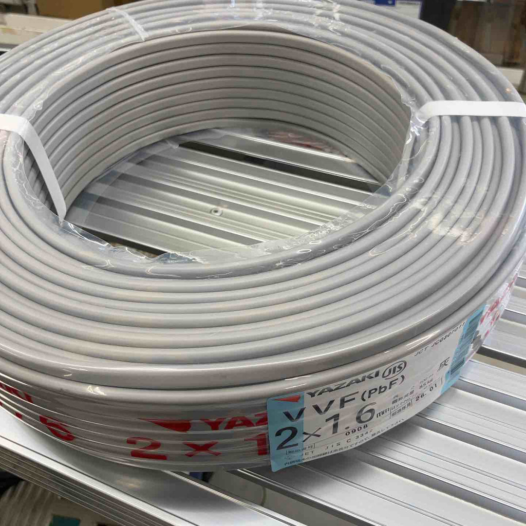 □全メーカー VVFケーブル 2芯×1.6mm(製造年数2年以内)【鴻巣店】
