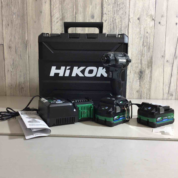 【未使用品】★ハイコーキ HIKOKI 36V コードレスインパクトドライバ ストロングブラック WH36DD(2XHBSZ) 【戸田店】