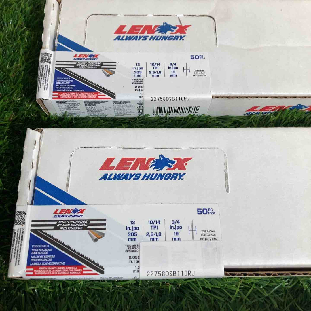 ◇レノックス(LENOX) レシプロソーブレード 227580SB110RJ 50PC【戸田店】