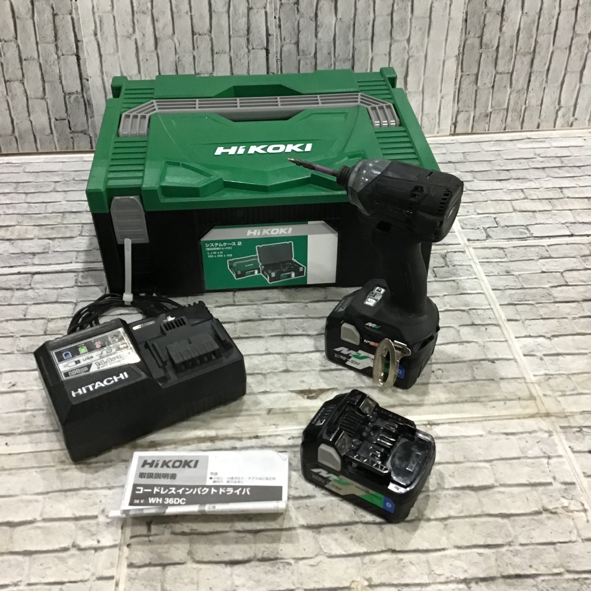 即決ハイコーキ インパクトドライバー WH36DD(2XHRSZ) 取説付き 即決ハイコーキ インパクトドライバー WH36DD(2XHRSZ) 取説付き