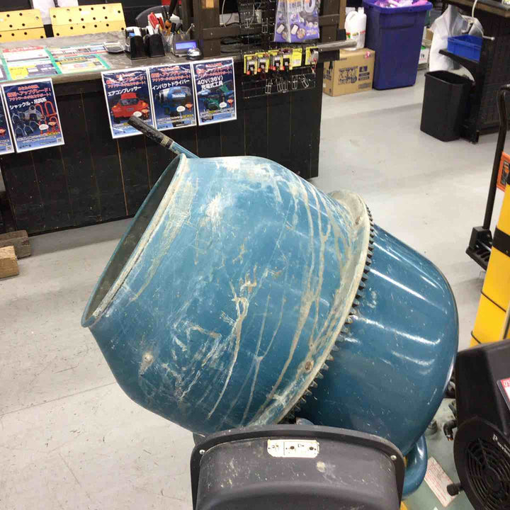 【シリ不明】 ミナト 小型 コンクリートミキサー MMX-50 かくはん機 【戸田店】