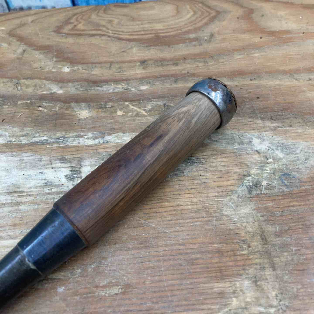 【中古品】　「義永」銘 角型鑿 L字 和工具 大工道具【柏店】