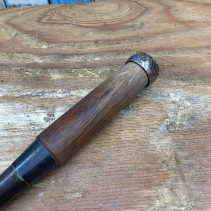 【中古品】　「義永」銘 角型鑿 L字 和工具 大工道具【柏店】