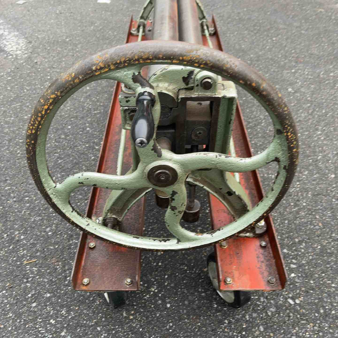 【店頭受取り限定】メーカー・型式不明 手動式三本ロールベンダー ロール幅約1000mm【岩槻店】
