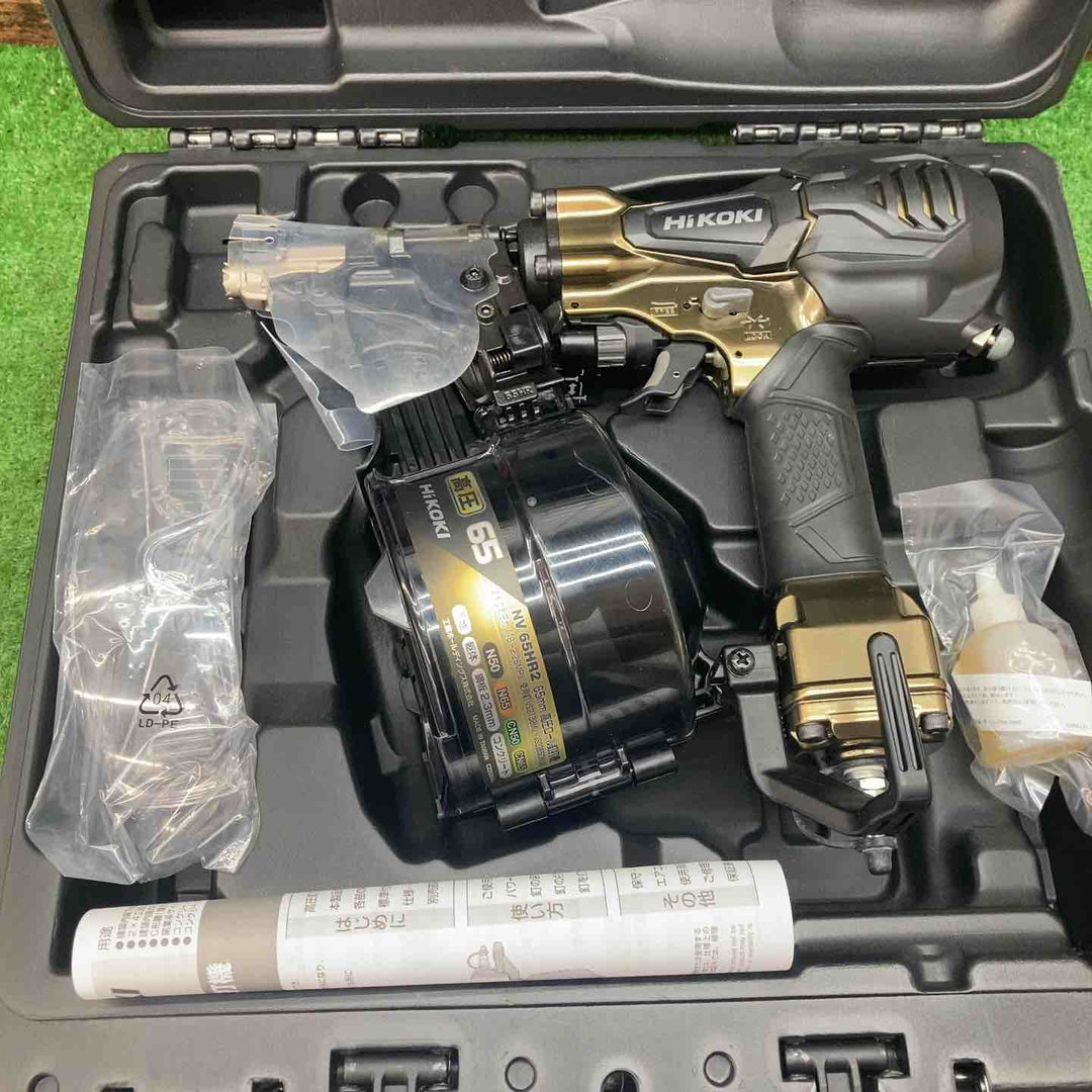★ハイコーキ(HIKOKI ※旧:日立工機) 高圧エア釘打ち機 NV65HR2(N)【川越店】