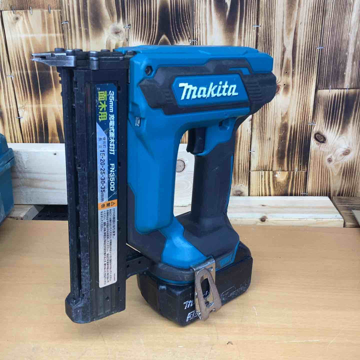 マキタ 35mm充電式面木釘打 FN350DZK 本体＋ケース+バッテリー1個セット【越谷店】
