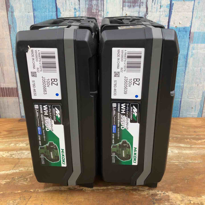 【未使用品】★ハイコーキ(HIKOKI ※旧:日立工機) コードレスインパクトドライバ フォレストグリーン WH36DD(2XHGSZ) 2台セット まとめ売り 純正【柏店】