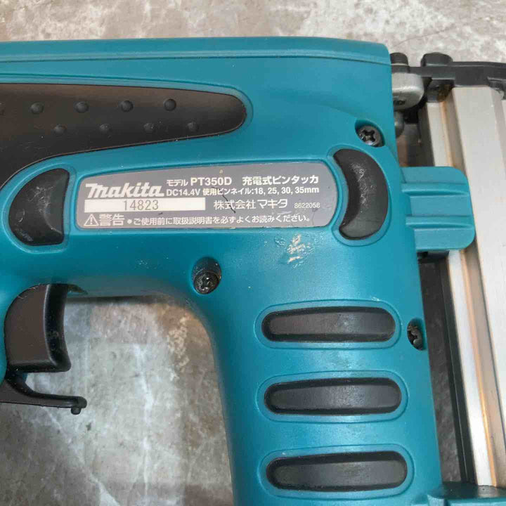 【中古品】マキタ makita 14.4V コードレスピンネイラ PT350DZK 本体のみ【八潮店】