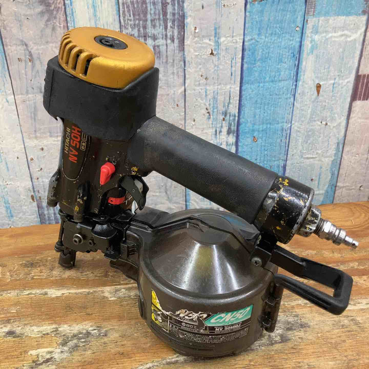 ◇ハイコーキ(HIKOKI ※旧:日立工機) 高圧エア釘打ち機 NV50H  細釘専用【柏店】