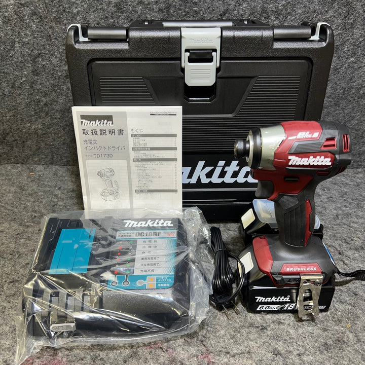 【限定色】マキタ(makita) コードレスインパクトドライバー TD173DGXAR　復刻カラーオーセンティックレッド！【桶川店】