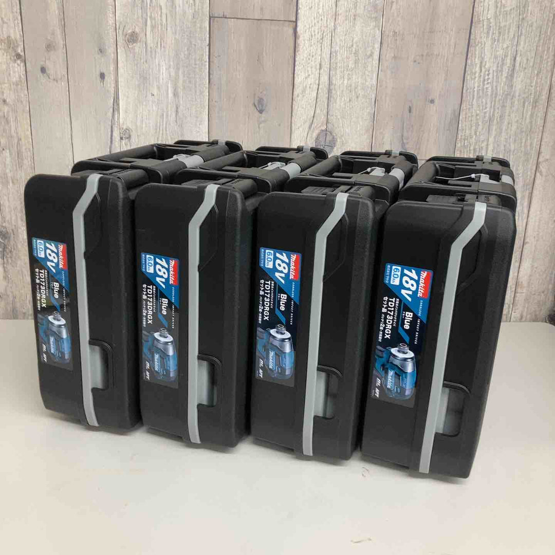 ▼ マキタ makita コードレス インパクトドライバー TD173DRGX 4台 インパクト 青 ブルー 純正 純正品 【戸田店】