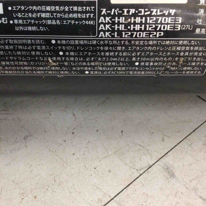 【中古品】 マックス/MAX エアコンプレッサー AK-HH1270E3_ブラック 【鴻巣店】