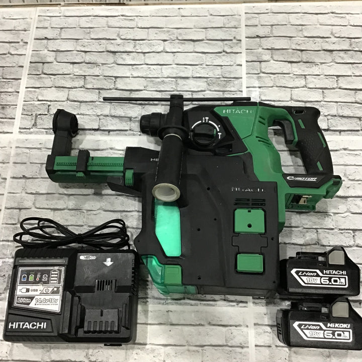 ★ハイコーキ(HIKOKI ※旧:日立工機) コードレスハンマドリル DH18DBL(2LYPK)【川口店】