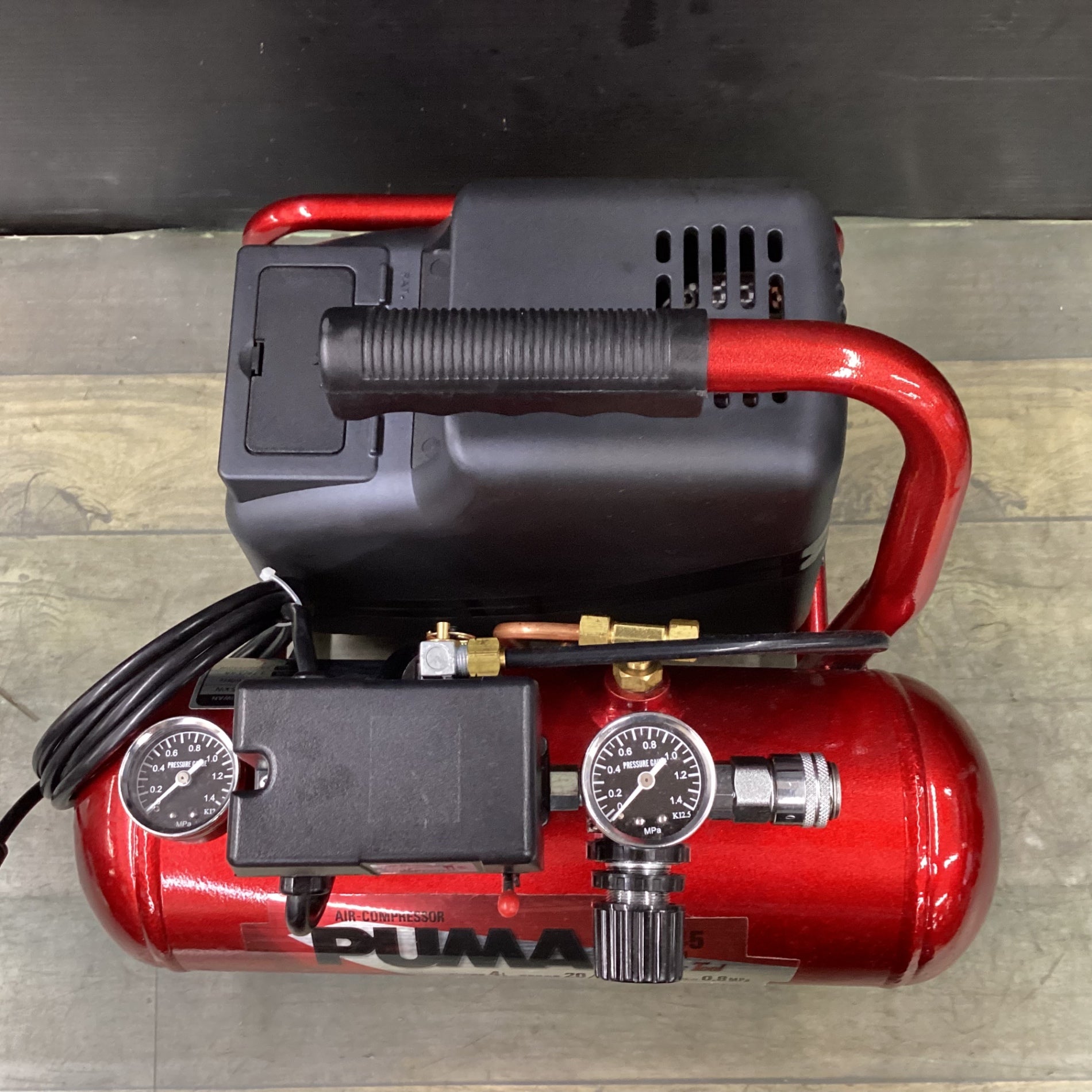 〇藤原産業 (SK11) オイルレス エアーコンプレッサー SR-045 タンク