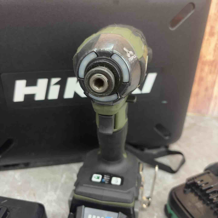 ★ハイコーキ(HIKOKI ※旧:日立工機) コードレスインパクトドライバ フォレストグリーン WH36DD(2XHGSZ)【八潮店】