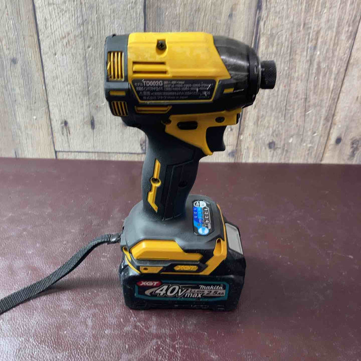 【中古品】マキタ(makita) コードレスインパクトドライバー TD002GZFY バッテリー1個付属【東大和店】