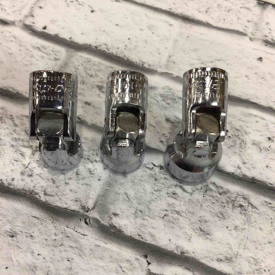 スナップオン(Snap-on) 1/4ユニバーサルソケット3点セット TMUMシリーズ 新・旧ロゴ混ざり 【川口店】