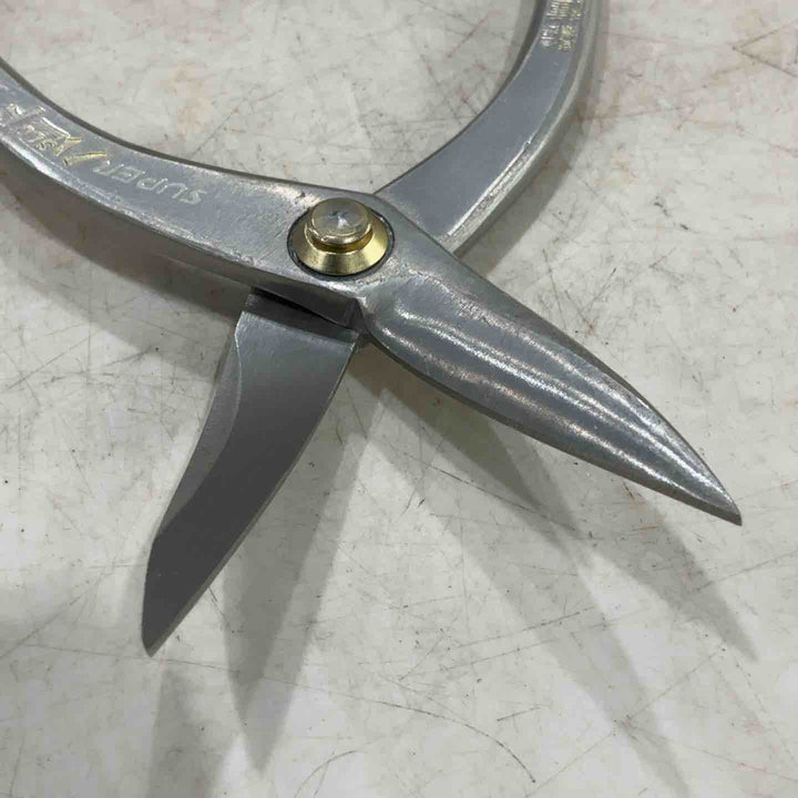 ツボタ 種光 ステン用SLD金切鋏 スーパーハードスリム 柳刃240mm ホワイト 8503【川口店】