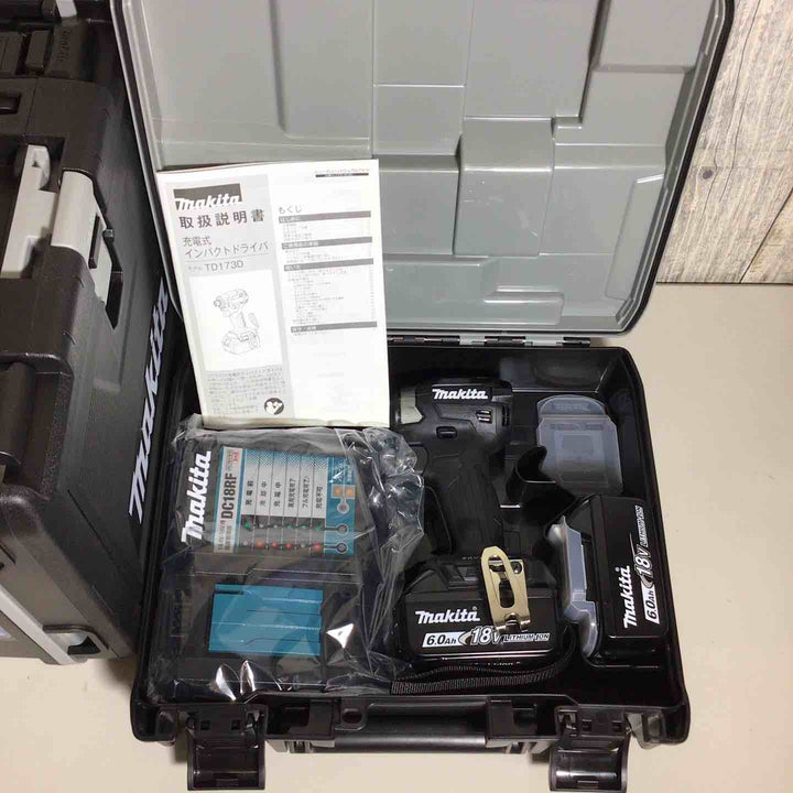 【未使用品】makita マキタ TD173DRGXB 4台セット ブラック 黒 インパクト インパクトドライバー【戸田店】