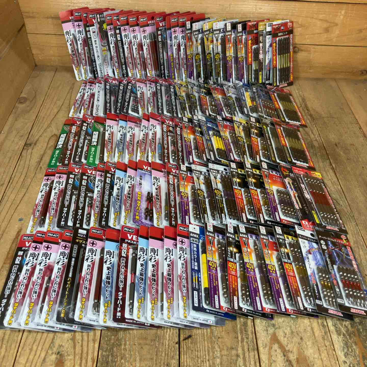 【未使用品】インパクト ビットまとめ売り 5本入 100セット(ビット計500本) VESSEL ベッセル SUNFLAG ANEX アネックス +2【所沢店】