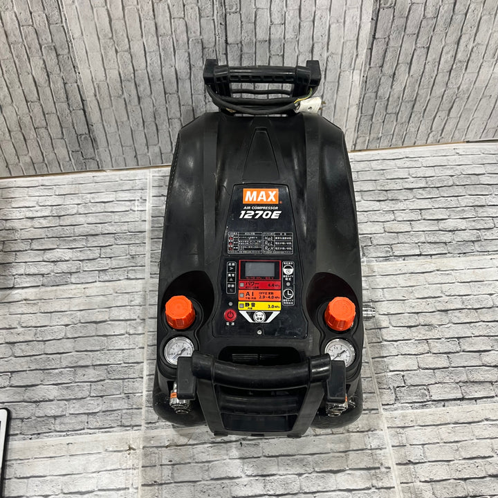★マックス(MAX) エアコンプレッサー AK-HH1270E_ブラック【川口店】