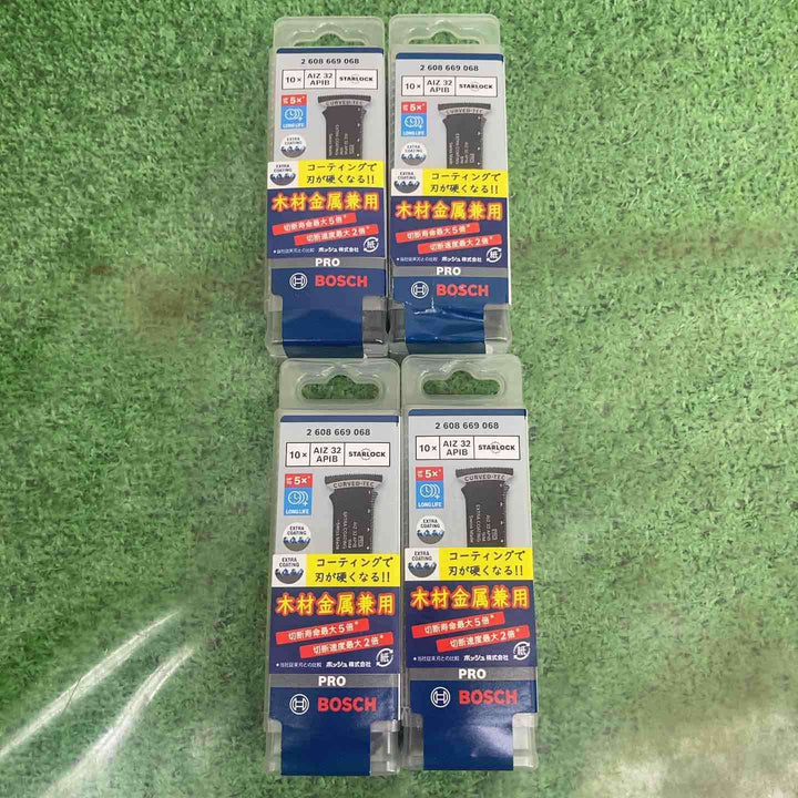 4個セット　【未使用品】ボッシュ(BOSCH) マルチツールブレードスターロック AIZ32APIB/10 10本入り【町田店】