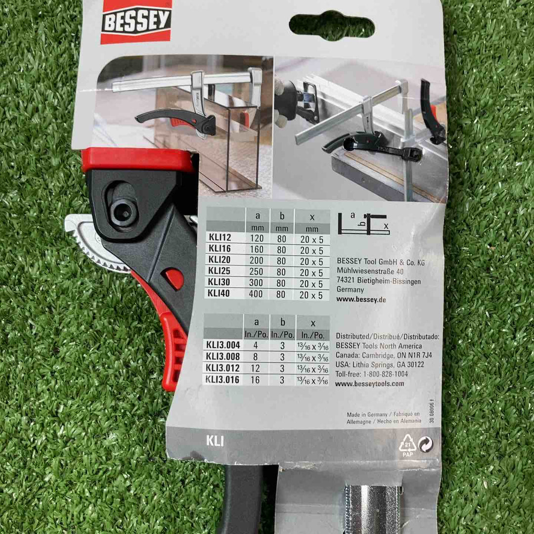 【未使用品】▼ベッセイ マグネシウム製軽量クランプ  モデル：KLI-16 200x80mm 6個セット【川崎店】